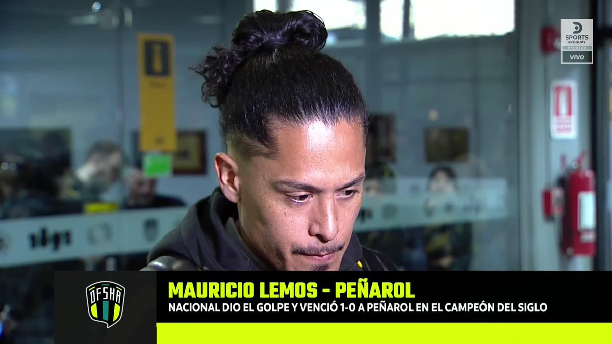 "SABÍAMOS QUE EL JUEGO DE ELLOS ERA METERSE ATRÁS Y PEGARLE PELOTAZOS PARA ARRIBA, FUE LO QUE HICIERON" Mauricio Lemos, tras la derrota de Peñarol ante Nacional. #LigaUruguayaEnDSPORTS #DFSHAUY