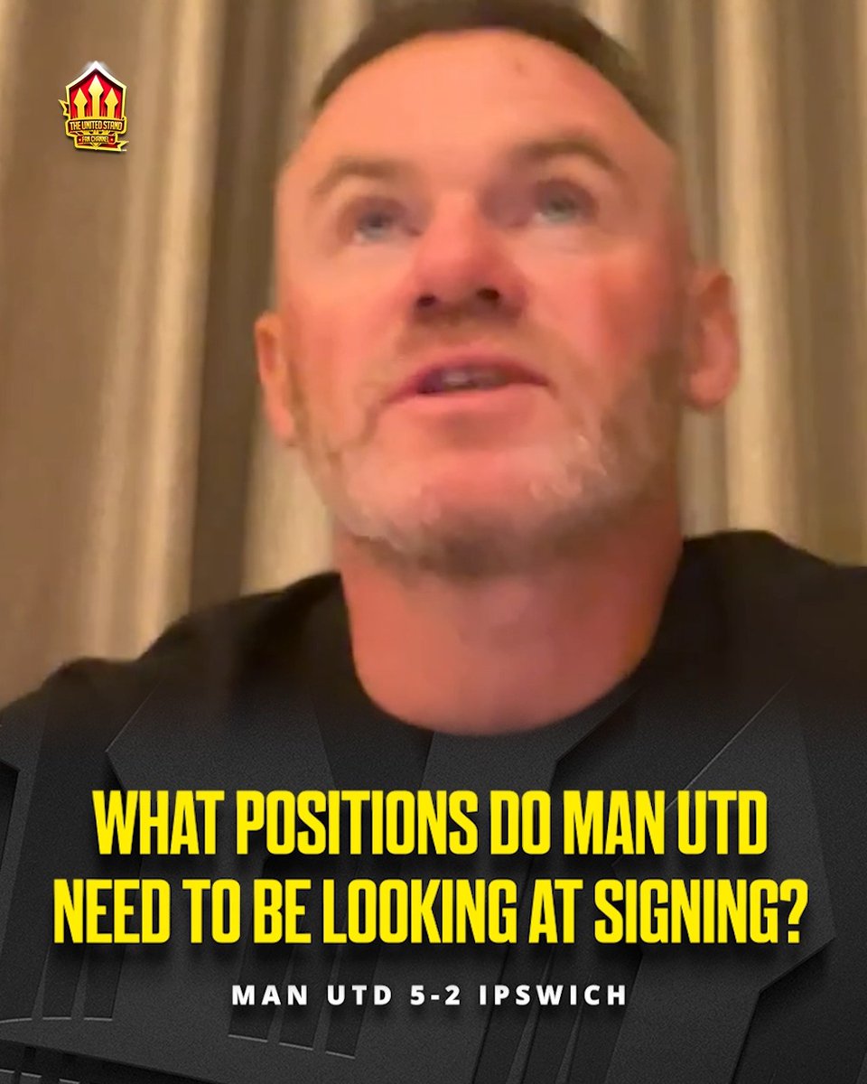 "Carrick has to be really strong and go in and PUSH for that!" 💪 Wayne Rooney reveals what positions Manchester United NEED to sign in the next 48 hours ⏳