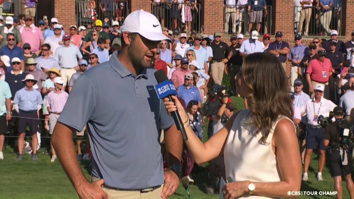Two-time FedExCup Champion Scottie Scheffler shares his favorite moment of the season and his appreciation for the fans each week ⬇️