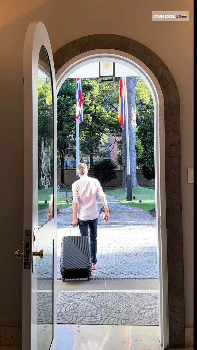 Llegó la hora de empacar mi maleta y finalizar mi misión, pero me llevo recuerdos muy especiales de nuestro trabajo y colaboración #UKCOL🇬🇧🇨🇴 👋🏽 Adiós y gracias Colombia por estos de una verdadera amistad de corazón, firme, sincera y duradera. Colombia y su gente, los extrañaré.
