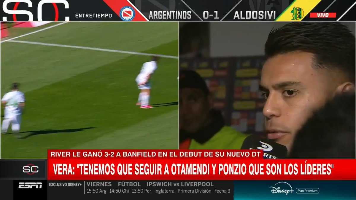 “POR PRIMERA VEZ DESDE QUE LLEGUÉ AL CLUB PUDE JUGAR DE VOLANTE CENTRAL.” 🗣️ Fausto Vera.