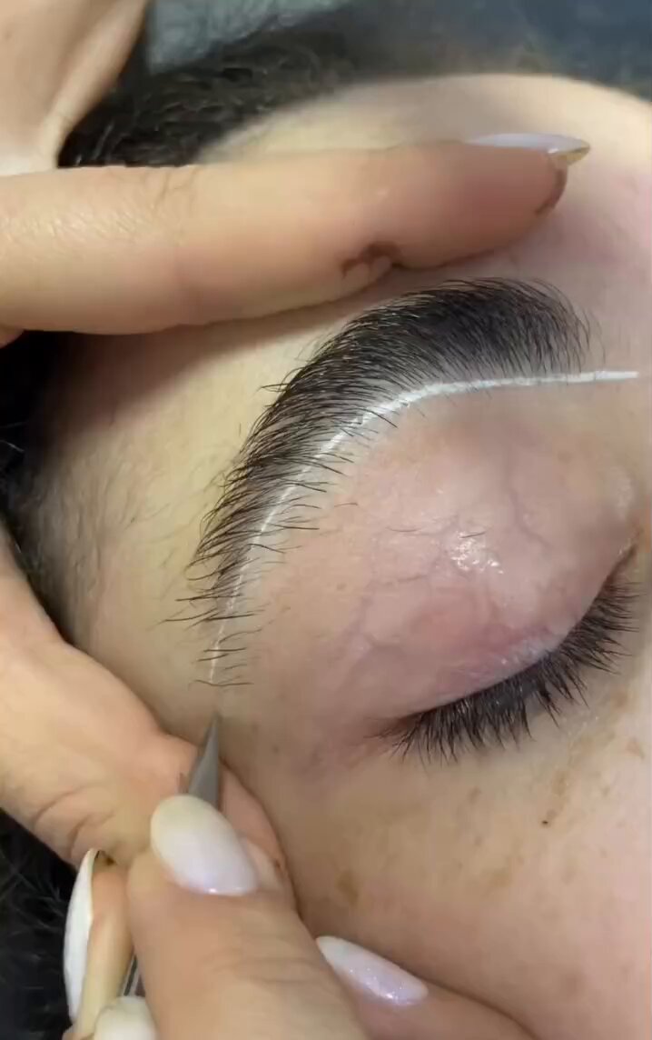 he did it very quickly and the result was very neat
