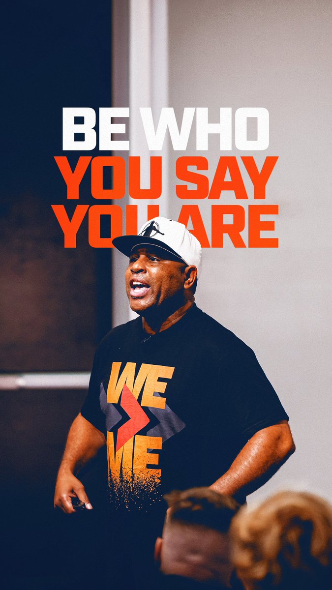 Every day. Every circumstance. Be Who You Say You Are. 🦅 Eric Thomas | #WarEagle