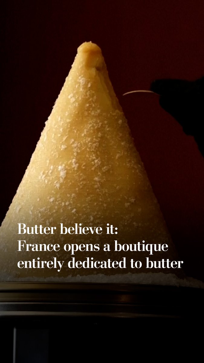 A boutique devoted entirely to butter has opened near the Eiffel Tower, featuring around 30 varieties, from classic butters to inventive flavors like raspberry and strawberry.