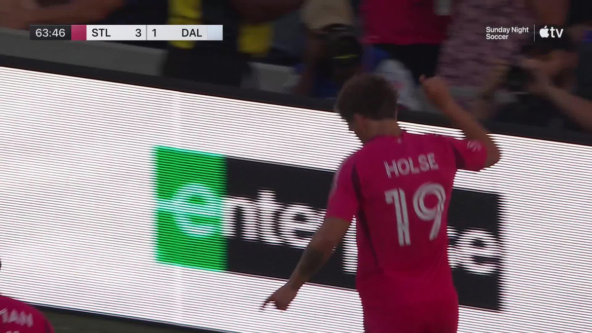 Carlo Holse has his first St Louis CITY SC goal! 🇩🇰