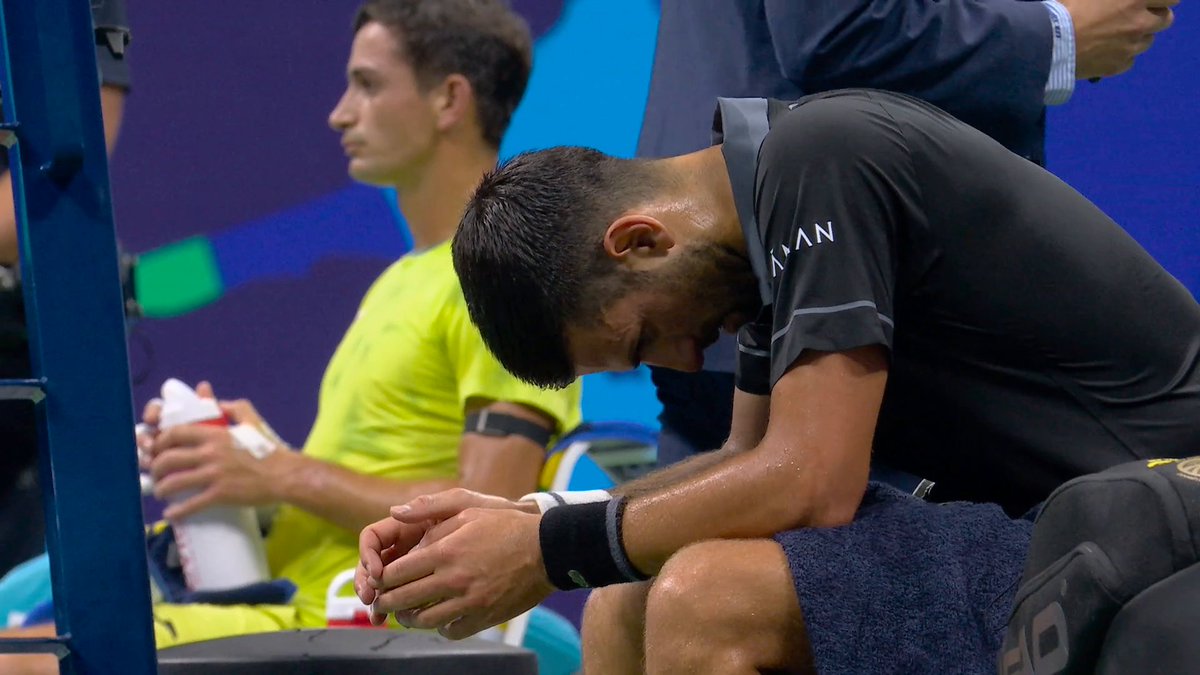 "There was just an audible gasp." Malika Andrews and Sam Querrey breakdown how Novak Djokovic can bounce back after dropping the first set.