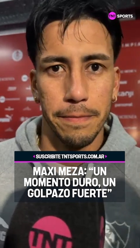 "TENEMOS QUE CORREGIR ESOS DETALLES" 🔴 🔴 Maximiliano Meza dialogó con @sabriota y se refirió a la durísima derrota de Independiente en condición de local ante Gimnasia de Mendoza. 🗣️ "Un momento duro, un golpazo fuerte. Tenemos que corregir esos detalles para levantarnos y salir adelante", dijo el volante. #LPFxTNTSports