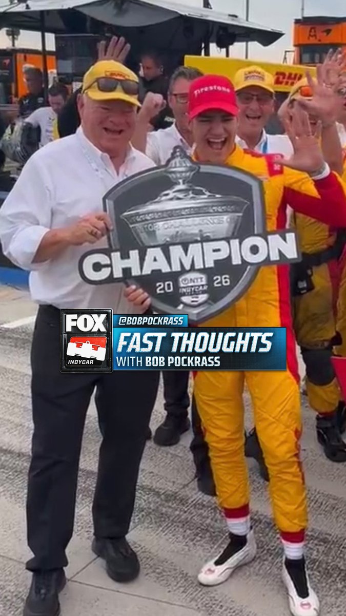 "Alex Palou now has five NTT INDYCAR Series titles. Can he get to eight?" Fast Thoughts with Bob Pockrass:
