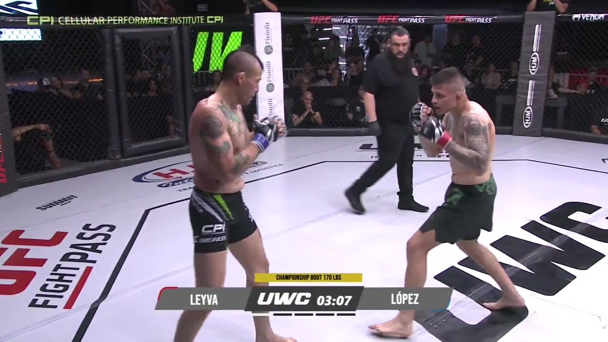 THE SNIPER!! 🎯 Alfonso "Sniper" Leyva wins by KNOCKOUT in round 1! [ #UWC59 | Live on UFC Fight Pass ]