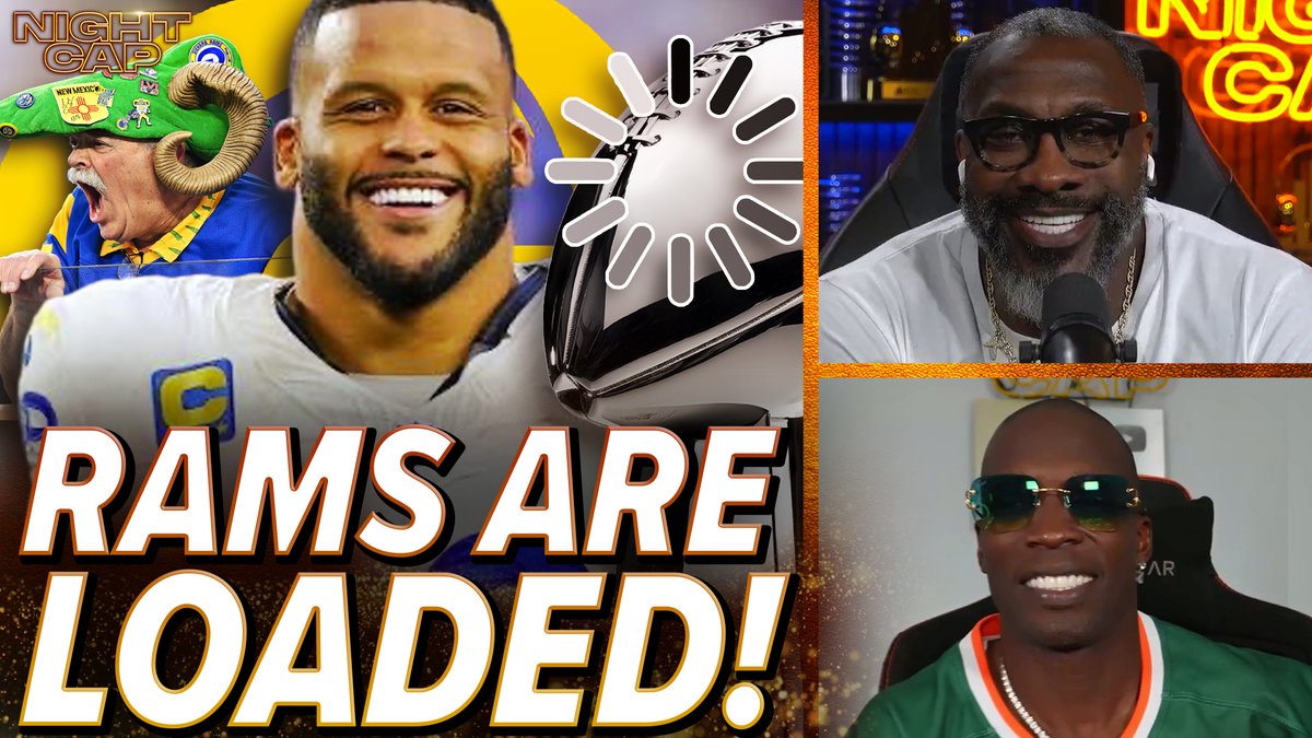 Aaron Donald is back and the Big 3 say the Rams are looking real scary heading into the season 👀 "Everyone's worst nightmare became a reality today." shannon sharpe | Chad Johnson | isojoe | #Nightcap