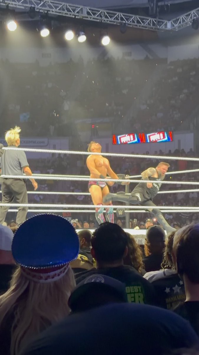 Full footage of the Kevin Owens apparent leg injury at today’s house show. He was limping after a superkick and during the match all the way to the finish. Hopefully it’s nothing serious. SizzleSergeant #WWECharleston