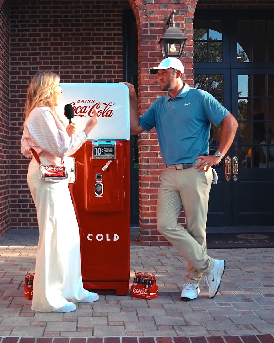 After a come-from-behind victory at the Tour Championship, we caught up with Scottie Scheffler and his coach. Watch all the action, presented by Coca-Cola: