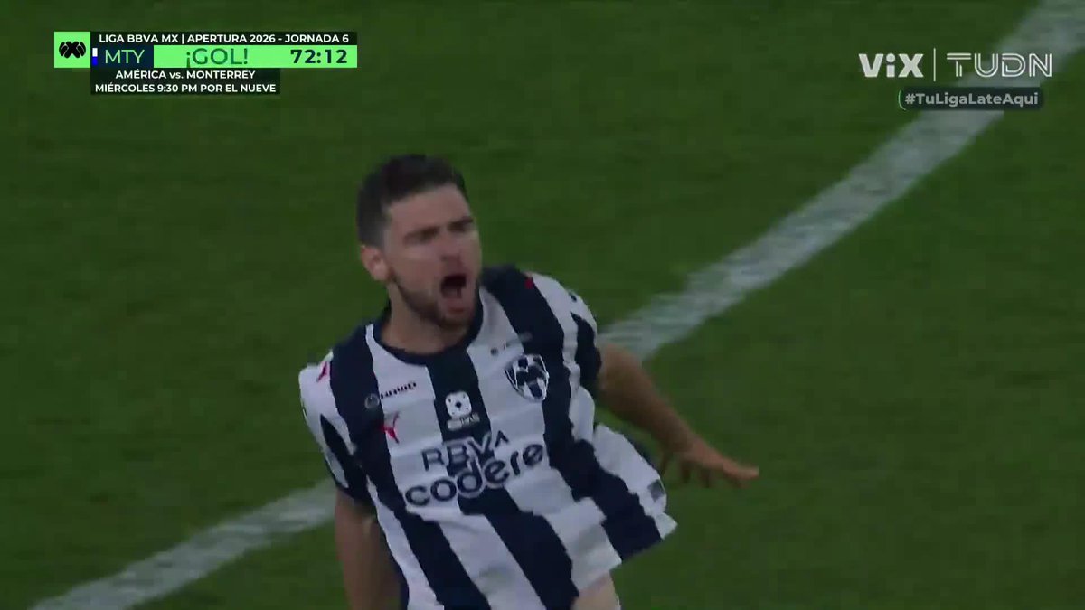 🚨 ¡GOOOOOOL DE RAYADOS! 🤠🔥 Hugo Cuypers se estrena en el Gigante de Acero y le da esperanza al Monterrey 🔥💙🤍 #TuLigaLateAquí