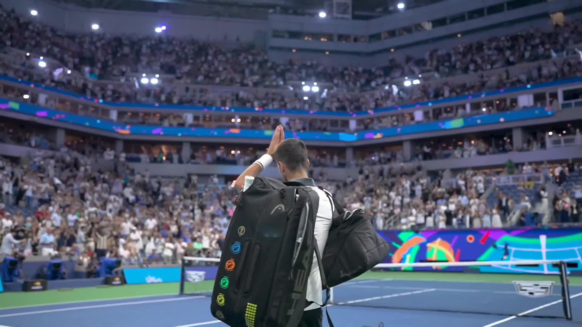 A well-deserved ovation 👏 See you again soon, Novak Djokovic.