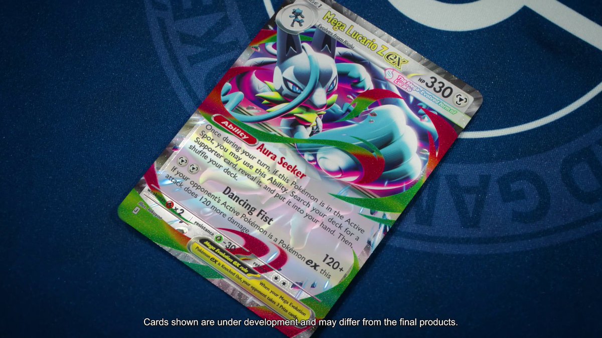 Witness a clash of mega proportions! Keep watching for an exclusive first look at upcoming Mega attack rare cards and a surprise reveal starring a special trio. 🌟
