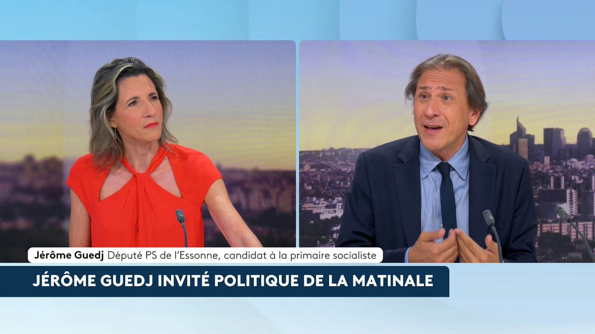 🔴 🗣 Primaire à gauche : "Je revendique le fait d'incarner de longue date cette gauche républicaine. (...) Il faut être extrêmement constant et cohérent dans les propos mis sur la table", déclare Jérôme Guedj, député PS de l'Essonne et candidat à la primaire socialiste. #canal16
