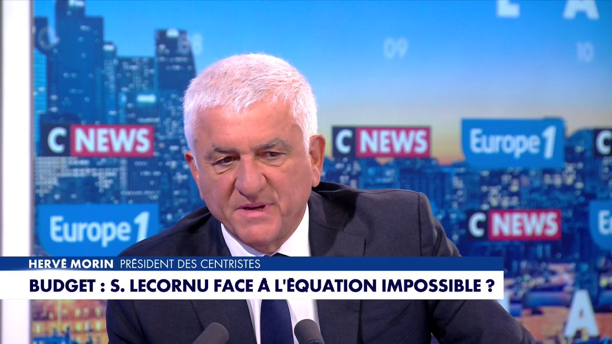 Hervé Morin, sur le budget 2027 : «Il y a un sentiment de déclassement extrêmement profond dans le pays», dans #LaGrandeInterview Toute l'info est à retrouver sur