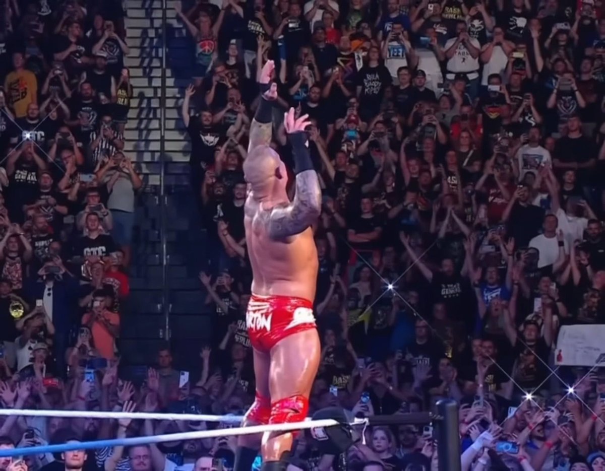 2 years ago today at ‘Bash In Berlin’ Randy Orton had one or the coldest entrances of the year. The way the entire crowd did his pose with him at the end. The Camera angles. This was straight out of a Marvel film. (2024)