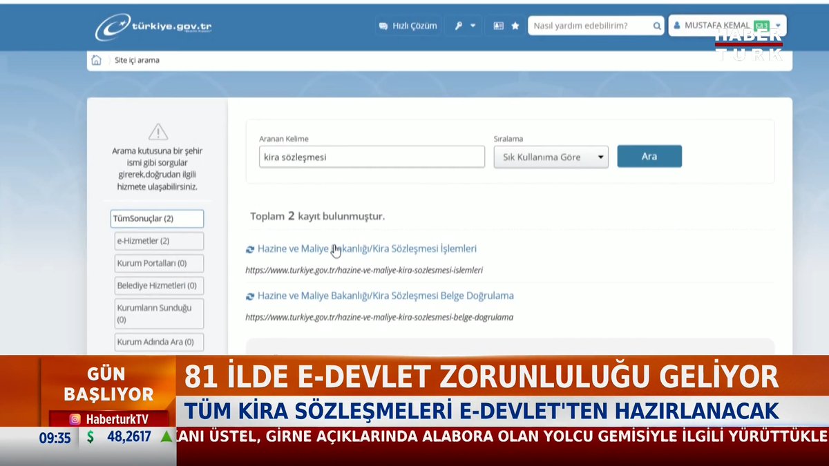 📌81 ilde E-Devlet zorunluluğu geliyor. Tüm kira sözleşmeleri E-Devlet'ten hazırlanacak.
