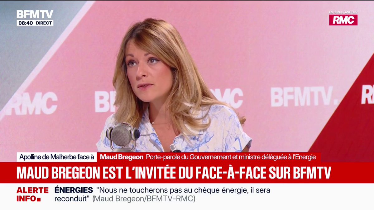 Budget: "Il y a un risque financier pour le pays, si on ne fait rien", estime Maud Bregeon, porte-parole du gouvernement