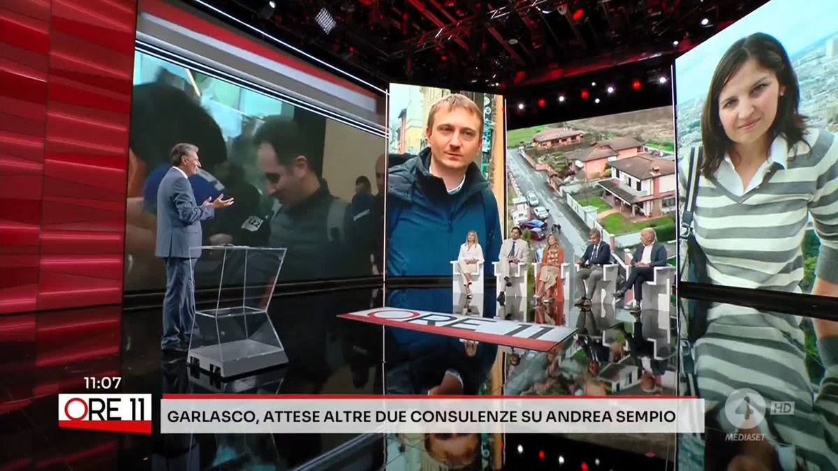 Caso Garlasco: sono attese due ulteriori consulenze su Andrea Sempio. Analizziamo gli sviluppi in diretta a #ORE11 con i nostri ospiti!
