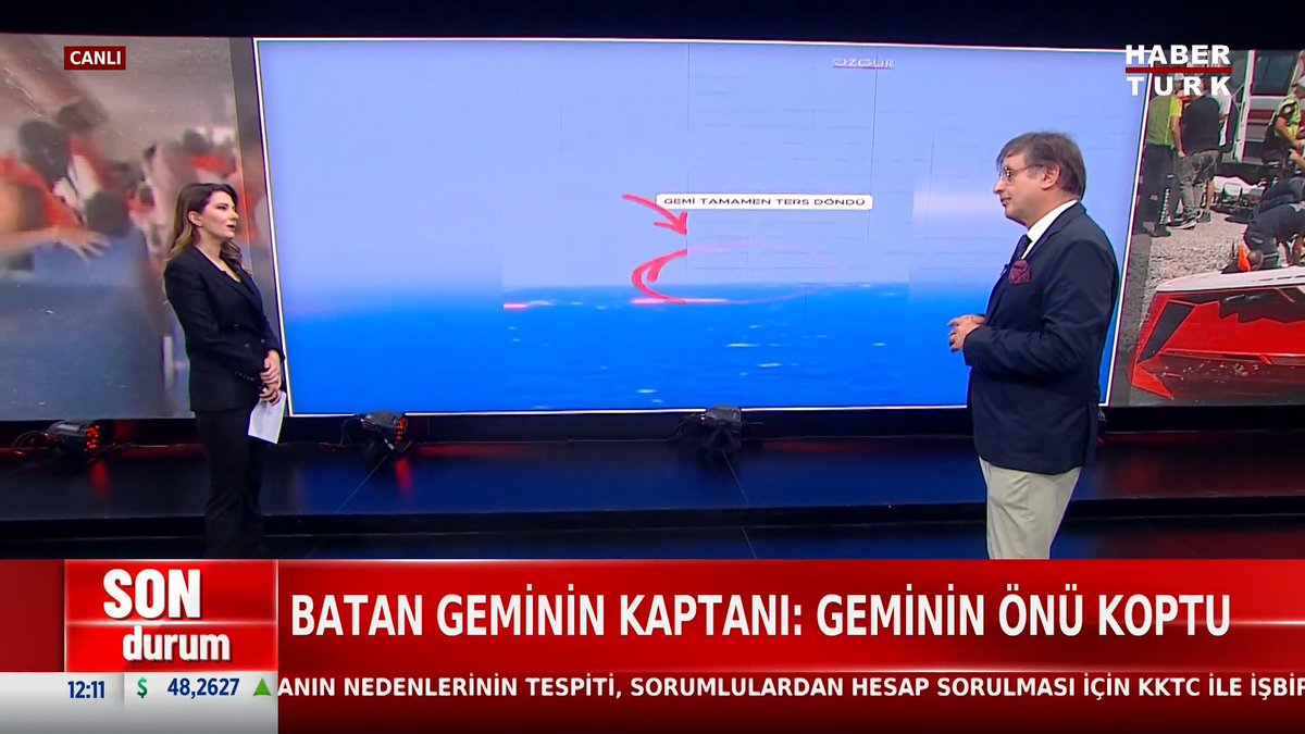 📌Batan geminin kaptanı: Geminin önü koptu. Dalga geminin önünü nasıl kopardı? Deniz Emniyet Derneği Başkanı Dr. Kaptan Cahit İstikbal #GünOrtası'nda anlattı.