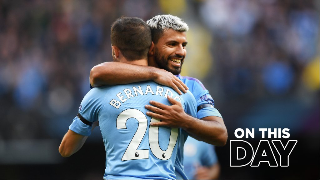#OnThisDay: #ManCity 4-0 Brighton [2019] ⚽️ [2’] Kevin De Bruyne ⚽️ [42’, 55’] Sergio Kun Aguero ⚽️ [79’] Bernardo Silva