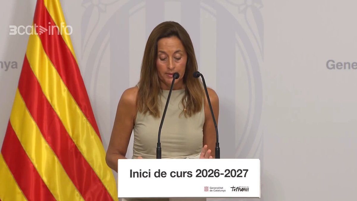 "Mai se'm va traslladar cap informació relativa a les excepcions de l'alumnat de les proves PISA." La consellera d'Educació, Ester Niubó, ha anunciat que relleva la secretària general del departament després de l'error en la mostra de les proves PISA