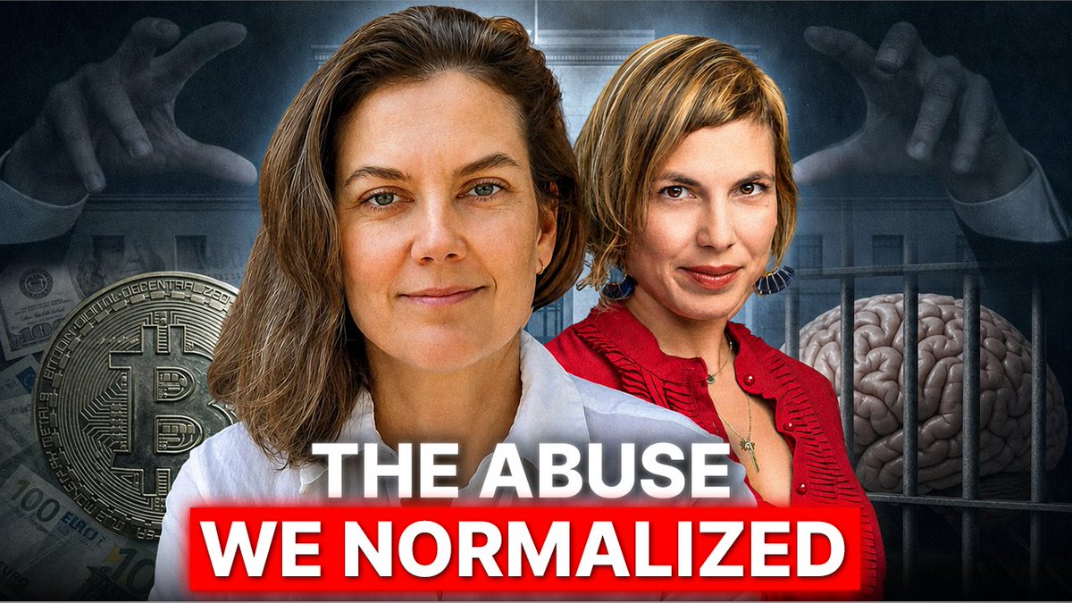 🎙️The Fiat Stockholm Syndrome Ep. 160 with Mind the ₿lock I never thought I’d go through an intimate therapy session on my podcast… and I just did…! Helena Andrejko is a wise therapist, anthropologist and writer whose work examines how the architecture of monetary systems, fiat and Bitcoin alike, shapes human perception, behaviour and our sense of sovereignty. Born in the Czech Republic and raised under communism, she lives in Sydney, Australia where she practises as a therapist specialising in trauma. We discuss her recent keynote, "Bitcoin Cures Stockholm Syndrome", which analyzes the monetary system and maps the symptoms of an abusive relationship directly onto fiat. We also dive deep into trust, decentralizing the mind, and Helena’s upcoming new book. Enjoy this highly thought-provoking, raw and real dialogue. → Please like, comment, share & subscribe, to help me beat the suppressing algo's. Thank you! 00:00 - Coming Up... 01:52 - Introduction: Helena Andrejko 05:07 - Helena's Talk: "Bitcoin Cures Stockholm Syndrome" 08:51 - CBDCs: Control Built Into the Money Itself 12:47 - Losing Sensitivity to Boundaries 13:37 - How Fiat Stockholm Syndrome Works 15:09 - Ad-Break: Expat Money & Ledn 17:25 - Efrat's Covid Awakening: the Price of Resistance 24:26 - Red Flags of Abuse, Found in the Fiat System 29:24 - Regression After "Waking Up" 32:28 - Efrat as a Rage Prophet & Her Self Discovery Journey 40:57 - Ad-Break: Trezor & Abundant Mines 42:42 - The State as Parent, the Citizen as Child 43:21 - Change Requires Pain, Illusion of Democracy 47:48 - Money as "State Permission Slips" 54:36 - Trust & Distrust 01:05:07 - Decentralizing the Mind 01:11:57 - Helena's New Book: Trust, Fiat, and Bitcoin 01:14:00 - Growing Up Under Communism & Life in Australia 01:19:44 - What Gives Helena Hope? 01:26:16 - Where to Find Helena