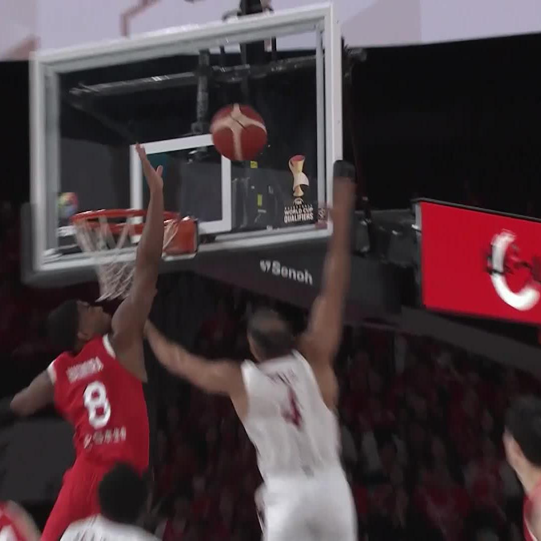 Rui Hachimura says it's a bucket-free zone 🚫 #FIBAWC x #StepItUp