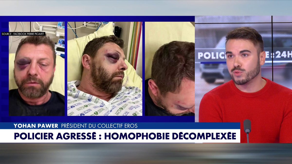 Yohan Pawer, sur le président d'une association LGBT+ grièvement blessé après une agression dans le Marais : «On vit dans une société ultra-violente où les gays sont chassés», dans #PoliceJustice24H Toute l'info est à retrouver sur