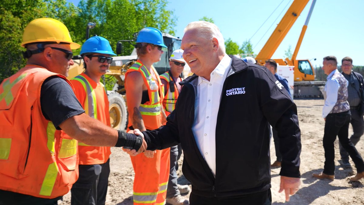 Our plan to unlock the Ring of Fire will add $22 billion and 70,000 jobs to Ontario’s economy, so we can protect Ontario workers from President Trump’s tariffs.