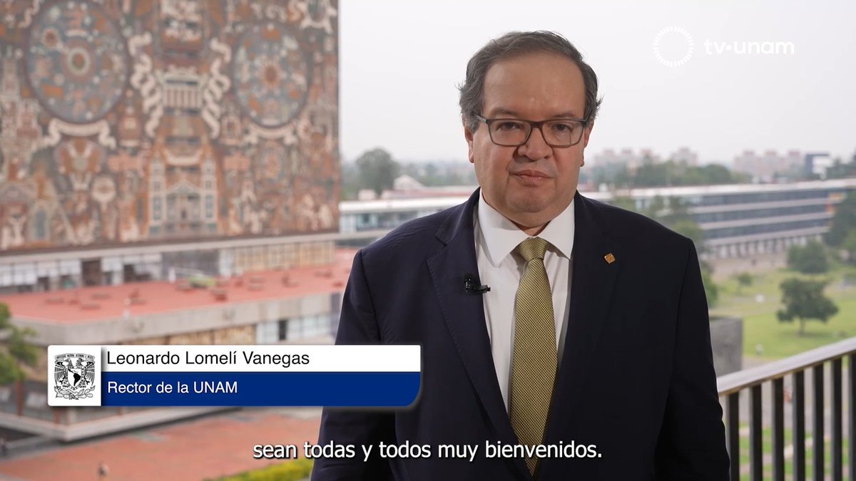 Mensaje de Bienvenida para las y los alumnos de primer ingreso Generación 2026-2027.