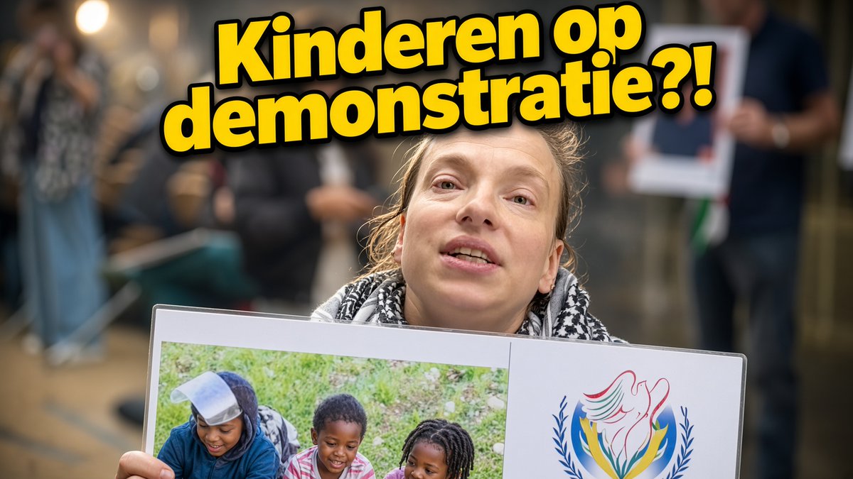 Anna’s nieuwste truc: haar dochter inzetten als schild. Zelf je minderjarige dochter meenemen naar een demonstratie om te flyeren, maar tegen de camera roepen dat er "geen kinderen gefilmd mogen worden". Normaal laat ik kinderen op straat bewust zo veel mogelijk buiten beeld natuurlijk. Maar wie minderjarigen actief laat meedraaien in een openbaar protest én ze gebruikt als excuus om verslaglegging tegen te gaan, neemt zelf dat risico. Wil je niet dat je kind op beeld komt? Laat haar dan niet flyeren bij een demonstratie. (Hieronder de flyers, later meer over Anna...) 👇