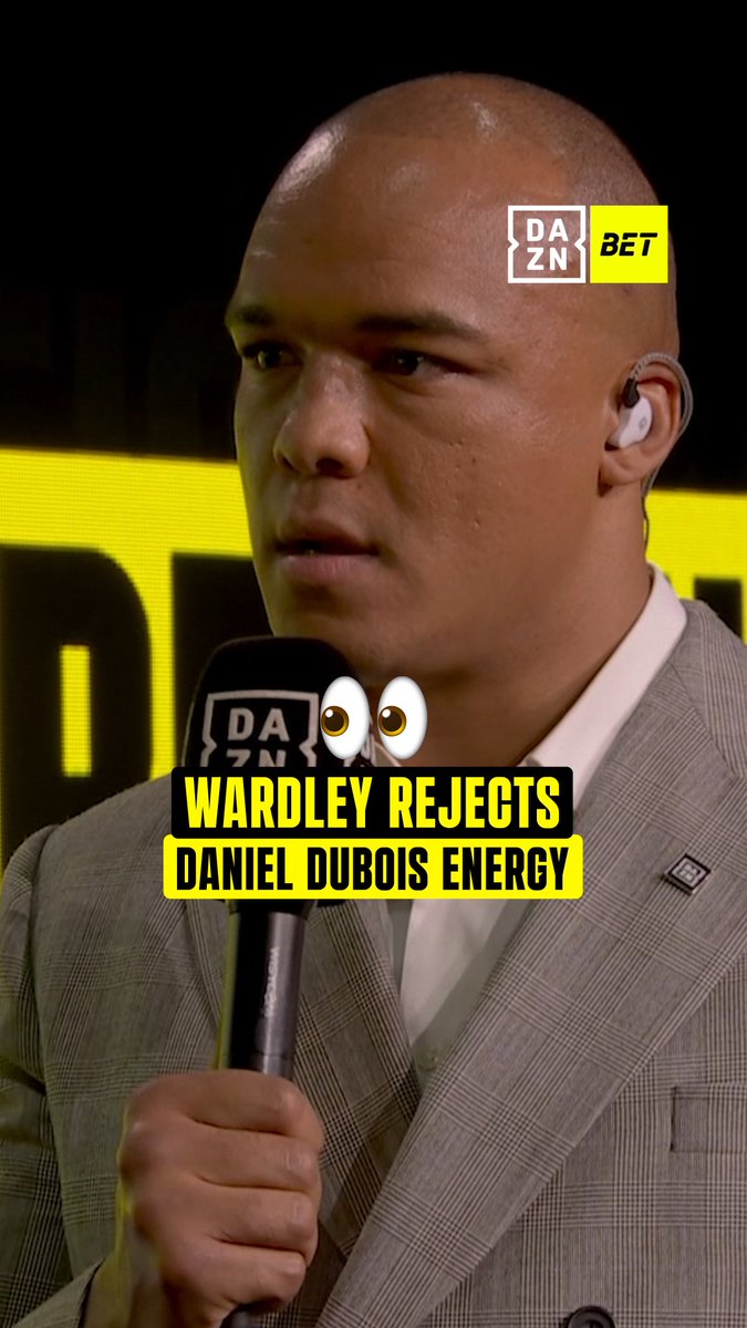 Fabio Wardley wasn't reacting to 'give me that face-to-face s**t boy' from Daniel Dubois just yet 😂 #DZBTUK #DAZNBTFR