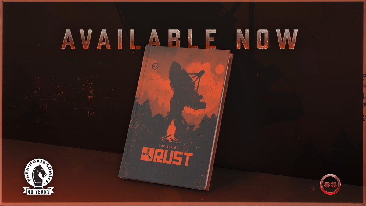 The Art of Rust is a beautifully crafted, full-colour hardback book that highlights every element and the artistic journey of Rust, from concept to in-game. 🧠🎨📖 Get yours here: