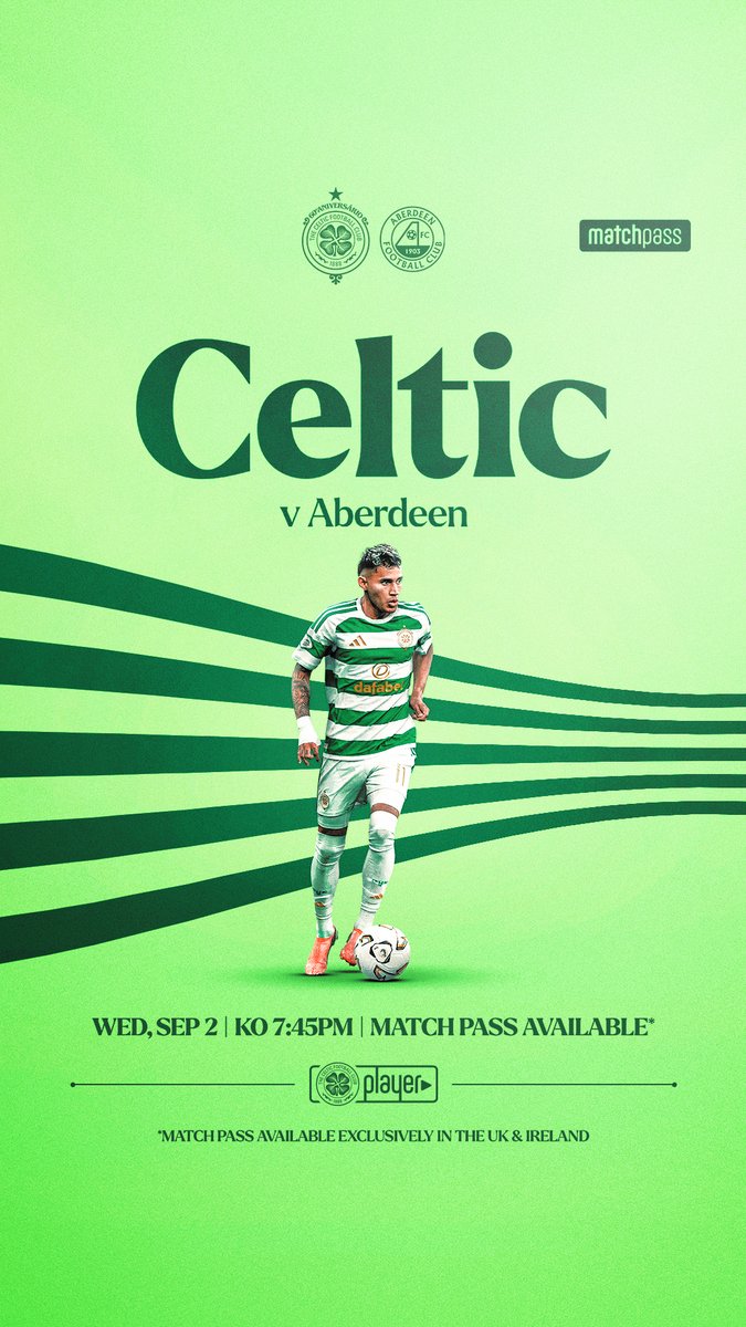 🎟️ Match Passes are now available for #CELABE! UK &amp; Ireland: 🍀 Non-subscribers: £12.99 🍀 Subscribers: check your email for £9.99 access Overseas subscribers can watch with their existing subscription. #CELABE | Celtic Football Club🍀