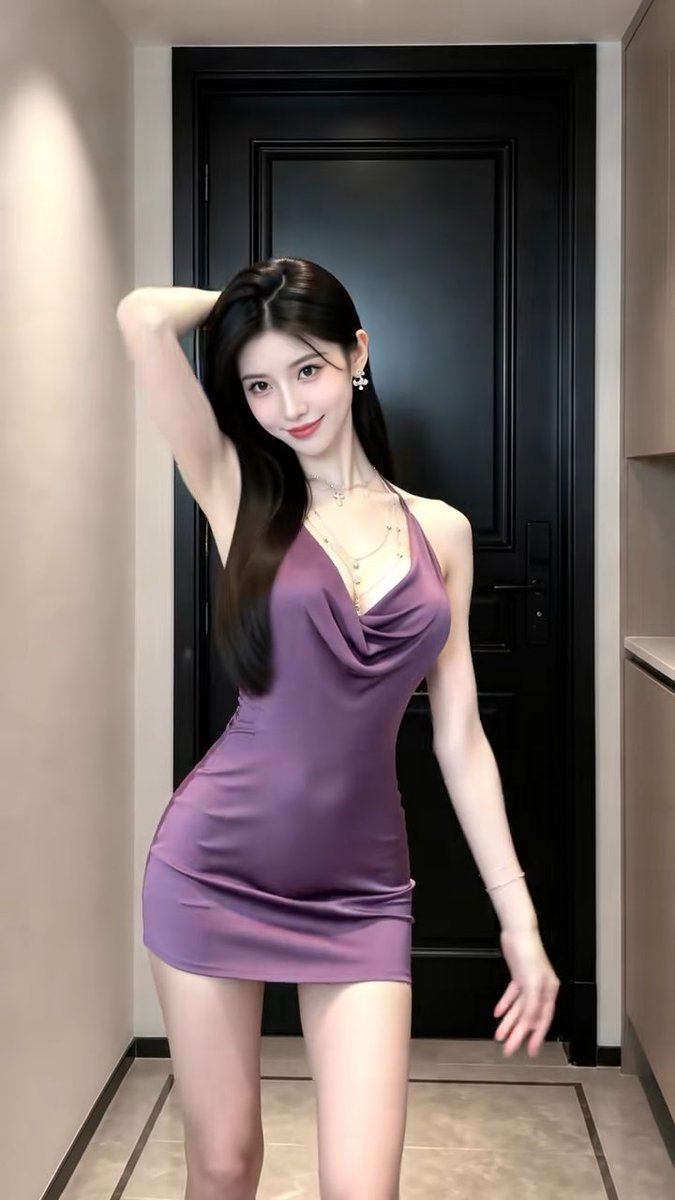 紫色连衣裙配上这个项链,绝配🥰