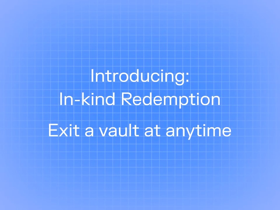 In-Kind Redemptions for Morpho Vaults Redeem vault positions for an underlying market position, even when the vault has no available liquidity. Exit any time, independent of curator actions.