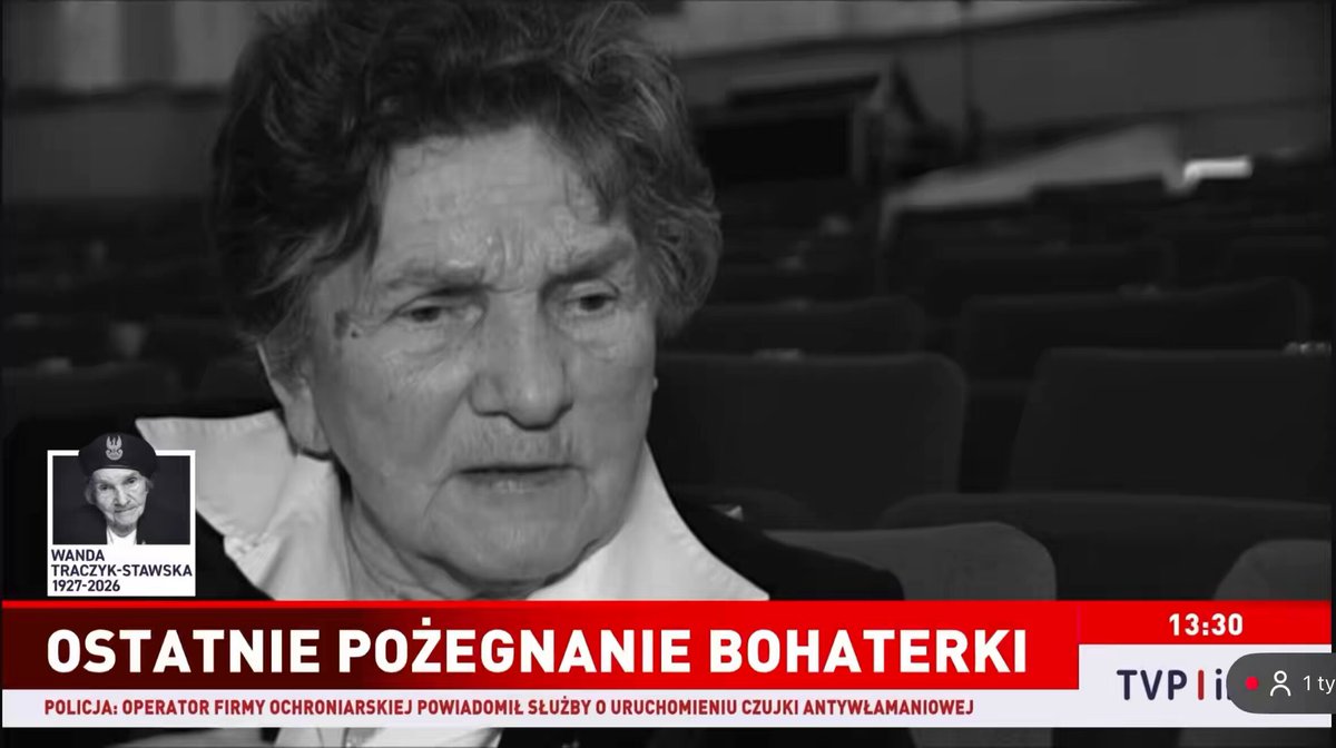 Ja przepraszam, ale ktoś mi powie, dlaczego Traczyk-Stawska jest chowana z aż takimi honorami? Co to za fenomen i obłęd zarazem? Jakby innych powstańców nie było, tylko ona. Bohaterka? Oczywiście. Ale skąd taka skala? Co to za cyrk? Tylko dlatego, że była ulubienica KO? Serio?