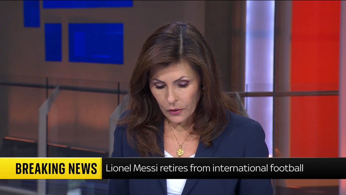 BREAKING: Argentina's Lionel Messi has announced his retirement from international football. Sky's Rob Harris has the latest.