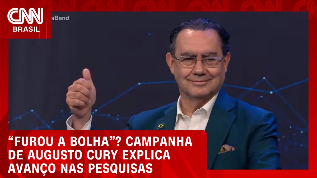 Campanha de Augusto Cury vê “bolha furada”; assista #BastidoresCNN