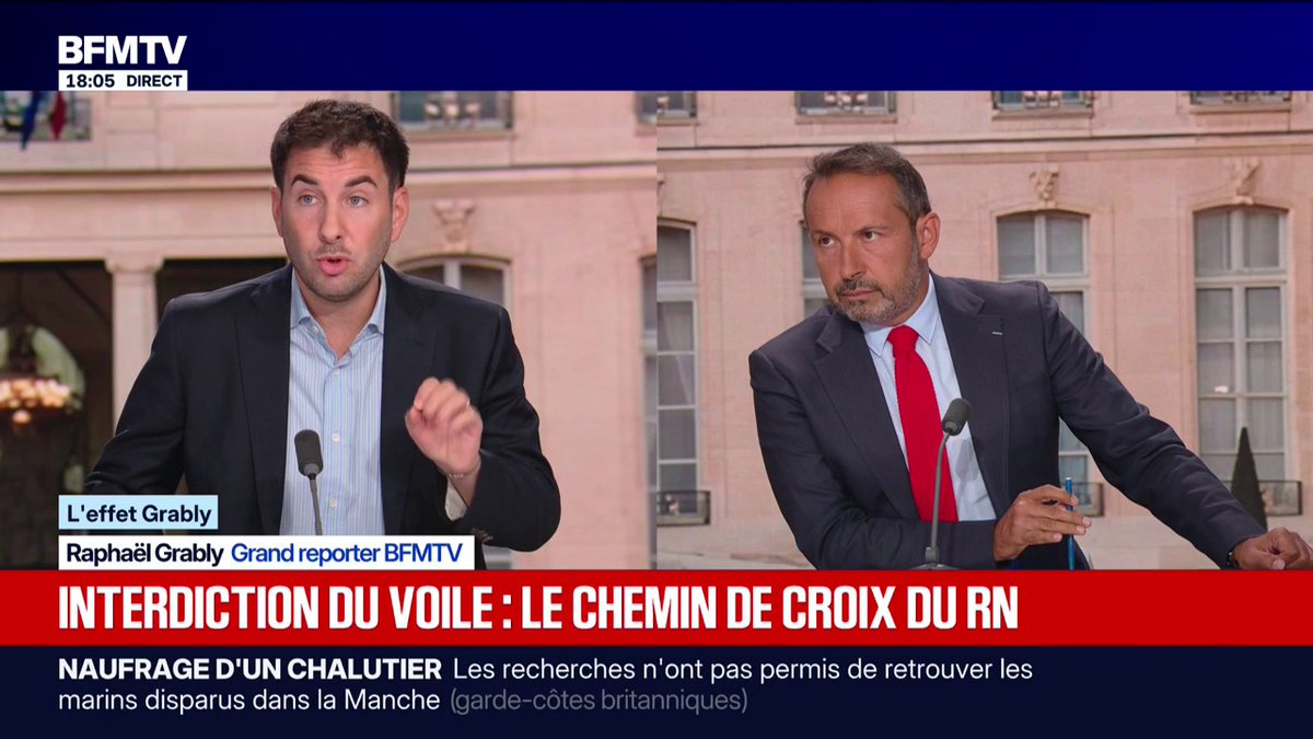 Interdiction du voile: le chemin de croix du Rassemblement national avec Raphael Grably