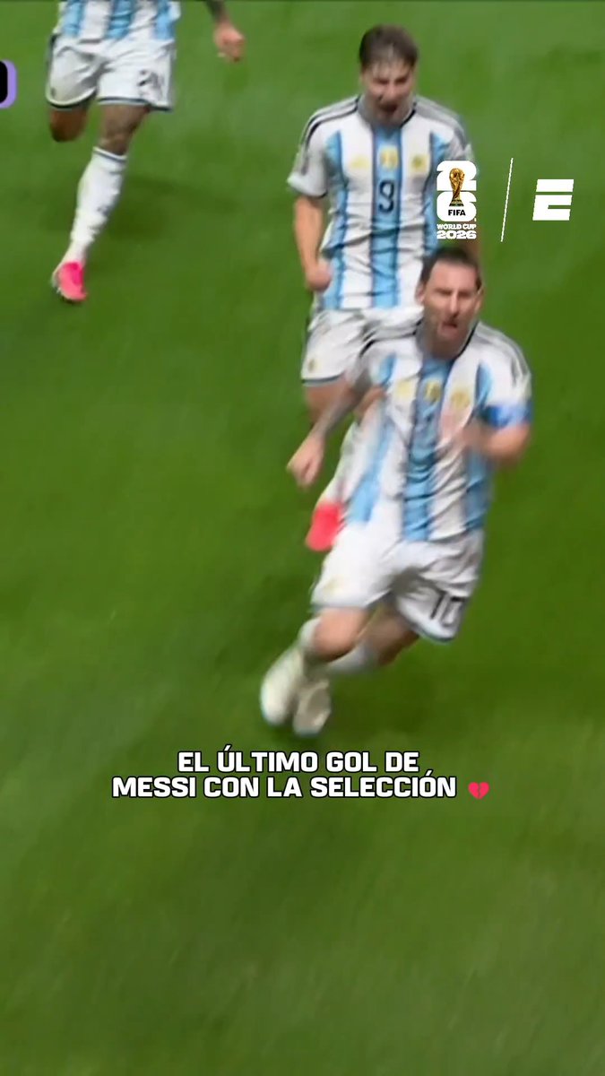 ¡PARA LA ETERNIDAD! El último gol de Leo Messi con la camiseta de la Selección Argentina: ante Egipto para igualar el partido por los 8vos de final del Mundial. ⚽ #ESPNMundial | #FIFAWorldCup