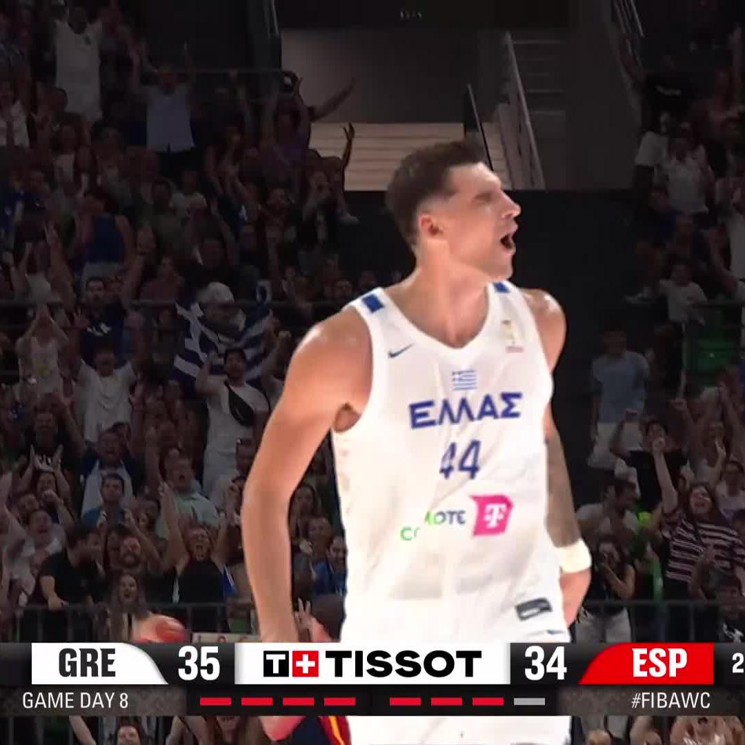 Get ready for Dinos triple, make it double 🎯🔥 #FIBAWC x HellenicBF