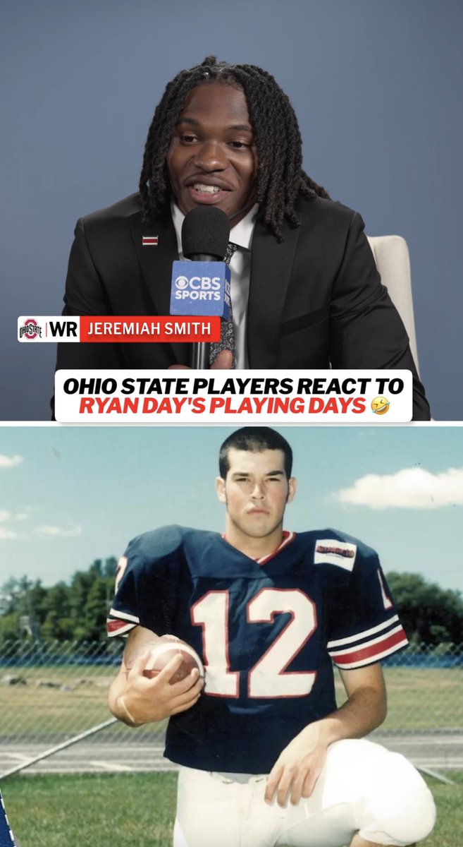 .Ohio State Football players had fun watching some of Ryan Day’s best moments from his New Hampshire playing days