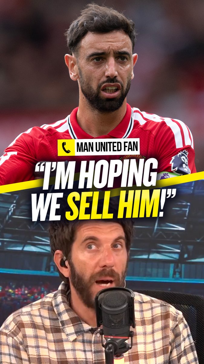 😳 "I think #MUFC would be in a better place without him." 👀 "I want Bruno Fernandes to leave..." This Man United fan explains why he's not a big fan of Bruno Fernandes