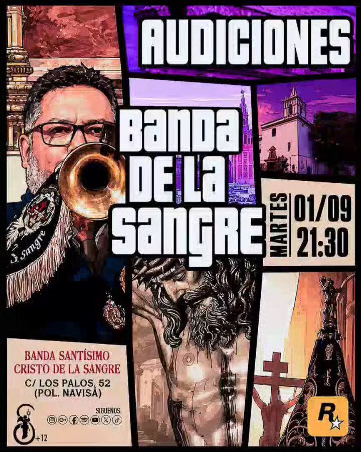 PERO CÓMO VAS A HACER ESTE VÍDEO PARA LAS AUDICIONES DE UNA BANDA CON MÚSICA DE LOS CHICHOS Y EL FORMATÍN DE UN VIDEOJUEGO+18 CON VIOLENCIA, SEXO Y DROGAS? NI MODERNIDAD, NI LLAMAR LA ATENCIÓN NI LECHES, QUE SE OS VA LA CABEZA Y OS ESTÁIS CARGANDO LA SEMANA SANTA CARAJOTES!