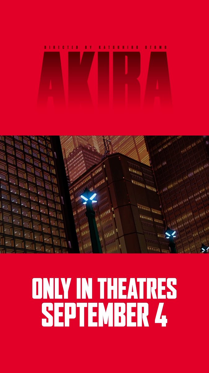 Crunchyroll is bringing the legendary cyberpunk icon AKIRA back to AMC Theatres! Get tickets and relive the film on the big screen beginning 9/4!