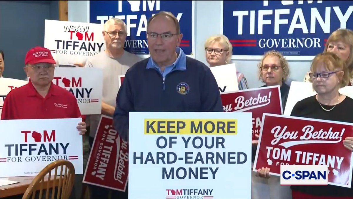 Wisconsin Governor candidate Tom Tiffany (R) supports Trump's Canada tariffs: "It's time somebody stood up to these countries that have abused free trade and we make sure that we have fair trade."